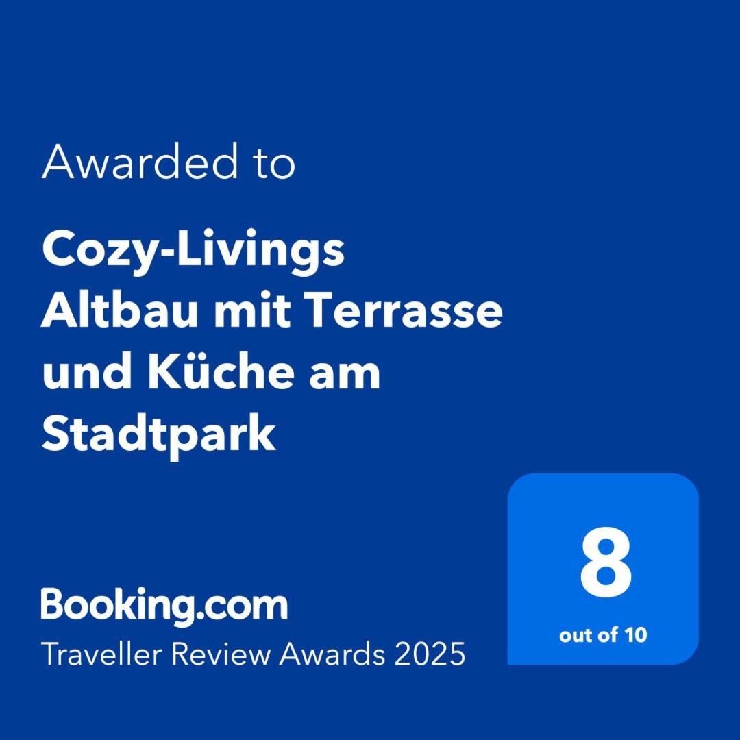 Cozy-Livings Altbau Mit Terrasse Und Kueche Am Stadtpark Bad Nauheim Ngoại thất bức ảnh